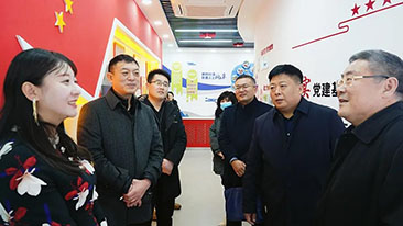 齐振虎副部长莅临企叮咚调研统战工作